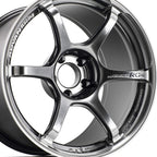 ADVAN RG-4 Wheel - 18x9.5 / +38 / 5x114.3 - Racing Hyper Black & Ring - Angle 3