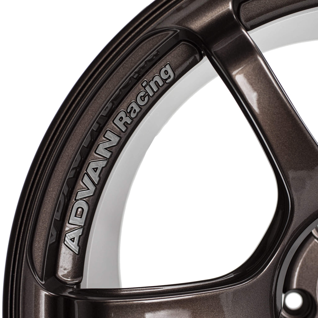 ADVAN RG-4 Wheel - 18x9.5 / +45 / 5x100 - Racing Copper Bronze - Angle 3