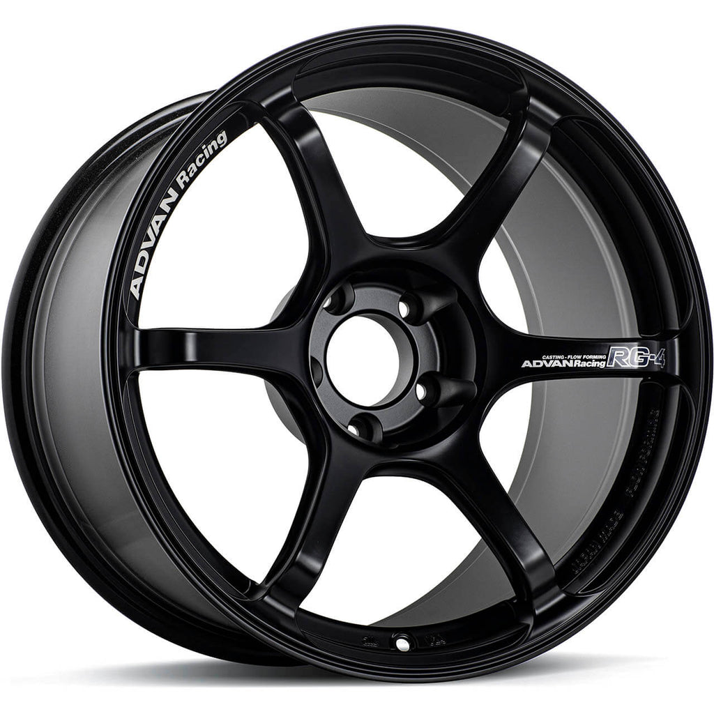 ADVAN RG-4 Wheel - 18x9.5 / +45 / 5x114.3 - Semi Gloss Black