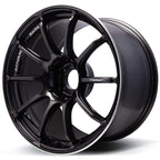 ADVAN RSIII Wheel - 18x10 / +35 / 5x114.3 - Black Gunmetallic & Ring - Angle 2