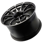 ADVAN RSIII Wheel - 18x10 / +35 / 5x114.3 - Black Gunmetallic & Ring - Angle 4