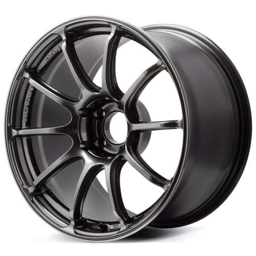 ADVAN RSIII Wheel - 18x7.5 / +50 / 5x100 - Racing Hyper Black & Ring - Angle 2