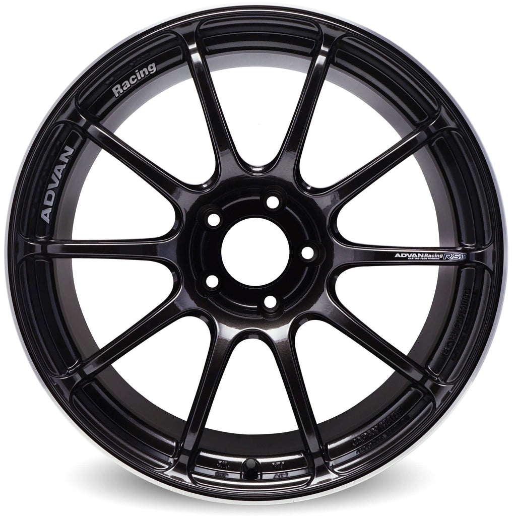 ADVAN RSIII Wheel - 18x9 / +35 / 5x114.3 - Black Gunmetallic & Ring