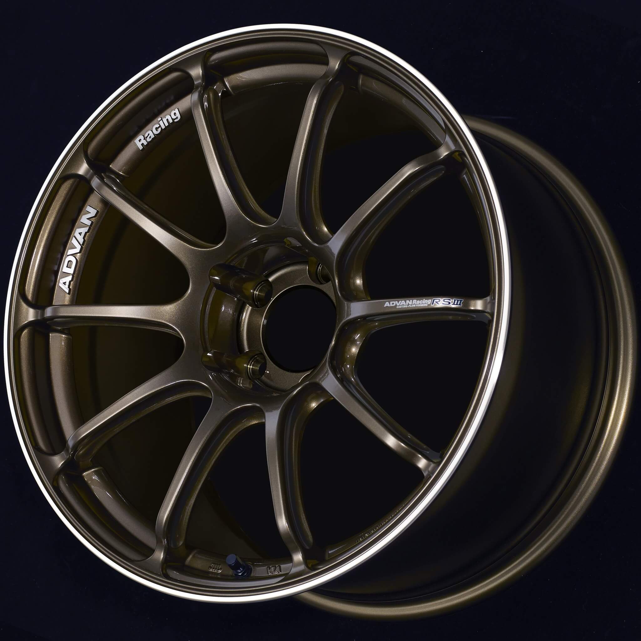 ADVAN RSIII Wheel - 18x9.5 / +45 / 5x100 - Umber Bronze Metallic & Ring