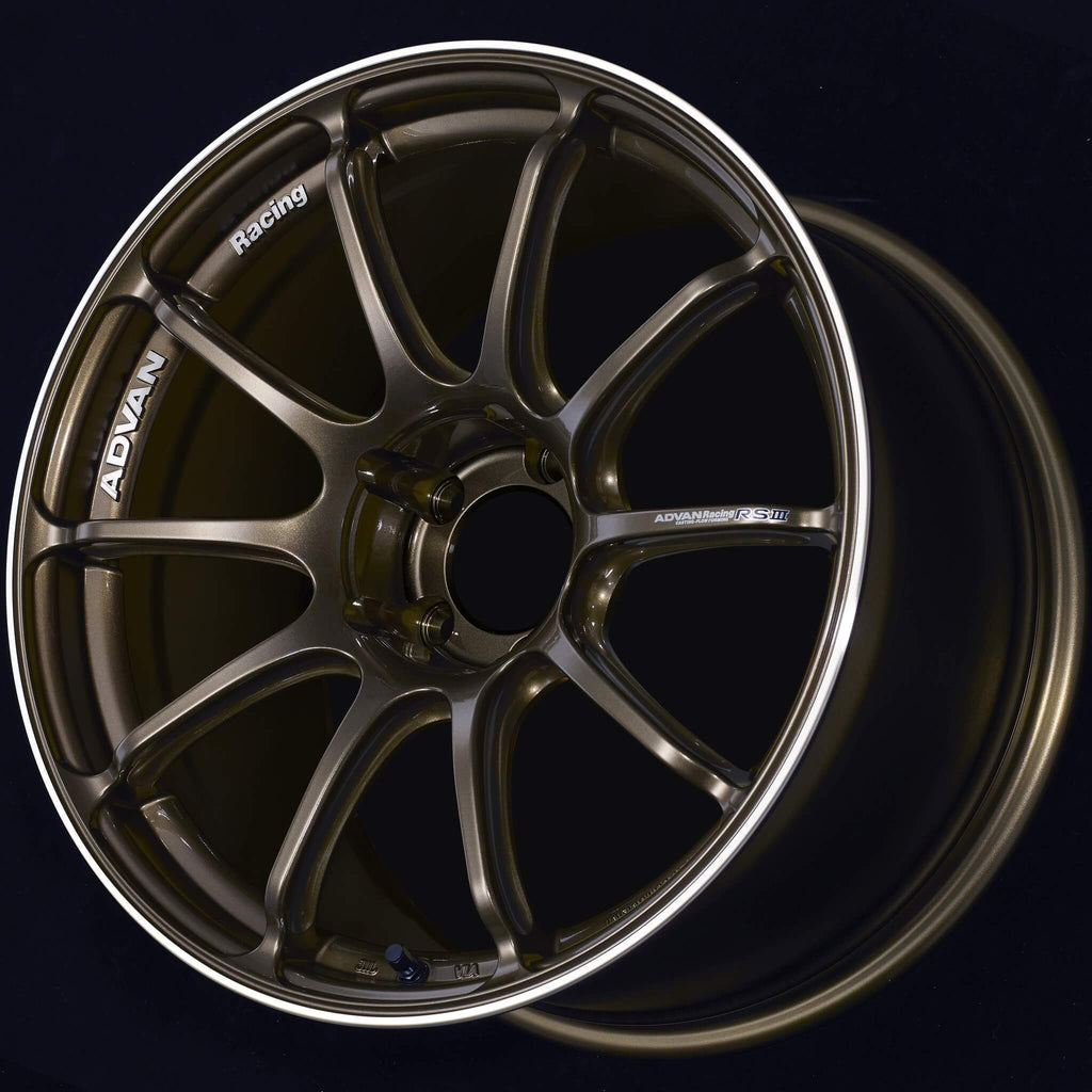 ADVAN RSIII Wheel - 18x9.5 / +45 / 5x114.3 - Umber Bronze Metallic & Ring