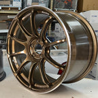 ADVAN RSIII Wheel - 18x9.5 / +45 / 5x114.3 - Umber Bronze Metallic & Ring - Angle 3