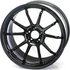 ADVAN RZ-DF2 Wheel - 19x10 / +35 / 5x114.3 - Racing Titanium Black - Angle 2