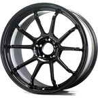 ADVAN RZ-DF2 Wheel - 19x9.5 / +44 / 5x100 - Racing Titanium Black - Angle 3