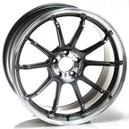 ADVAN RZ-DF2 Wheel - 19x9.5 / +44 / 5x120 - Diamond Cut & Racing Titanium Black