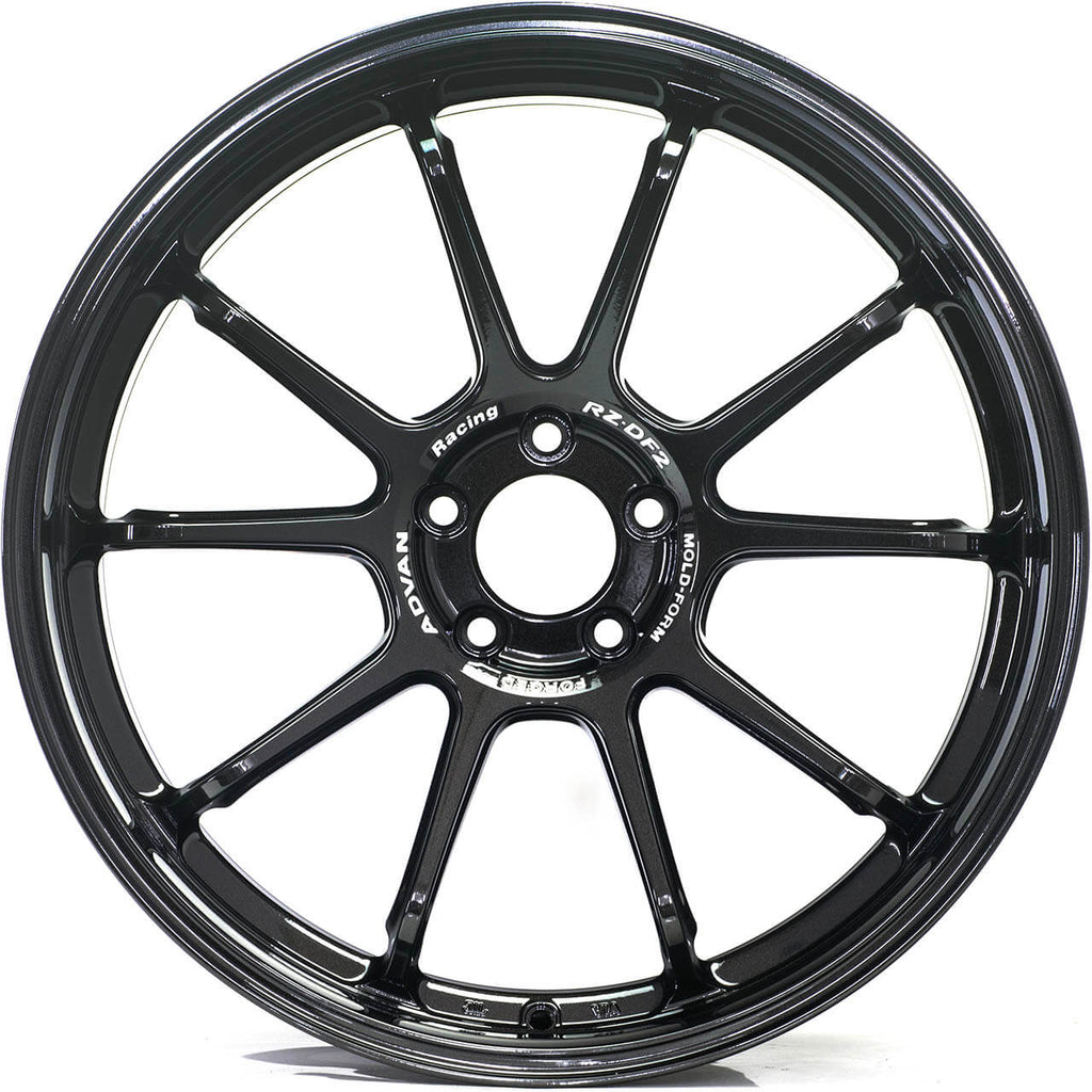 ADVAN RZ-DF2 Wheel - 19x9.5 / +44 / 5x120 - Racing Titanium Black
