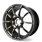 ADVAN RZII Wheel - 18x9.5 / +35 / 5x114.3 - Racing Hyper Black & Ring - Angle 2