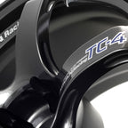 ADVAN TC-4 Wheel - 18x9.5 / +35 / 5x114.3 - Black Gunmetallic & Ring - Angle 3