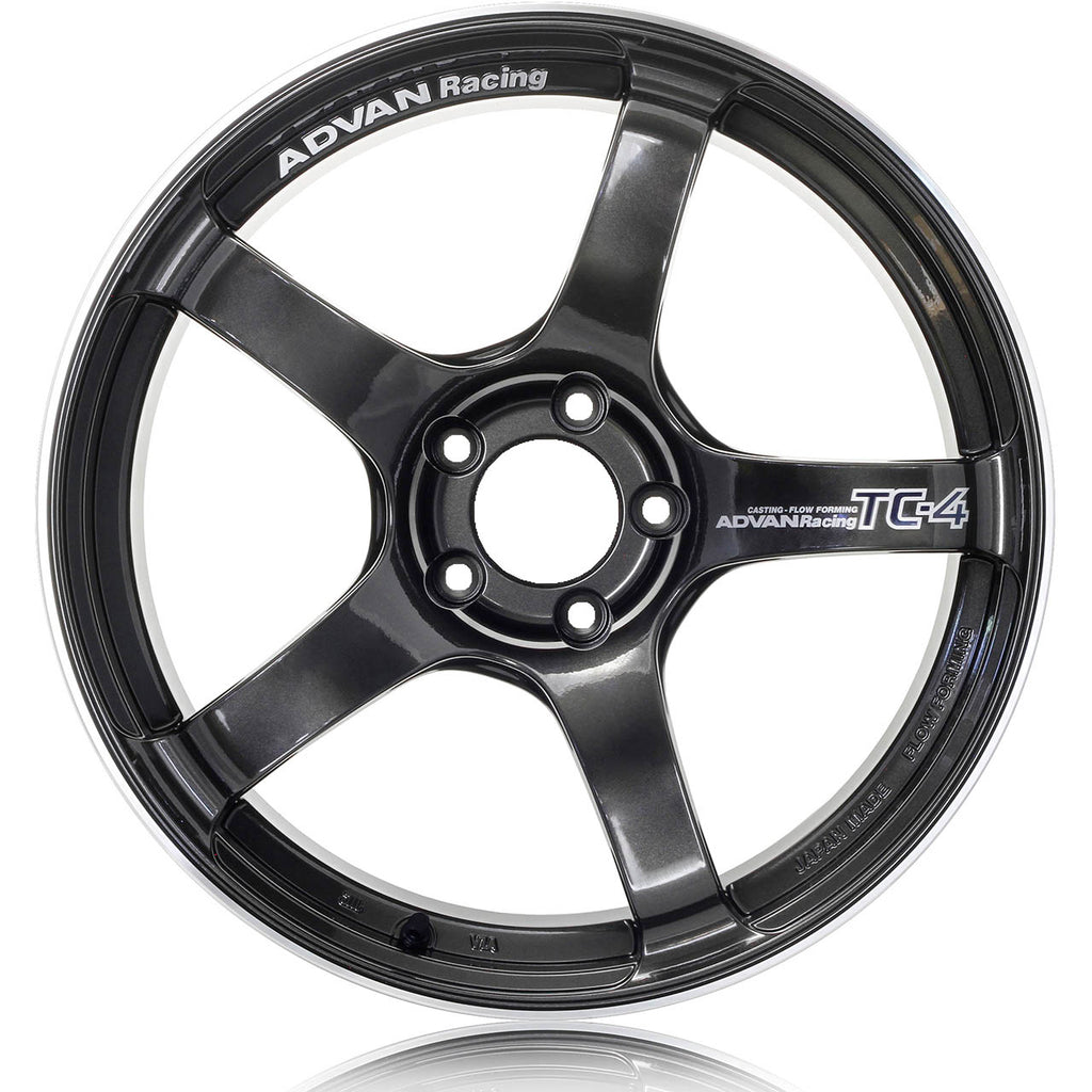 ADVAN TC-4 Wheel - 18x9.5 / +35 / 5x114.3 - Racing Gunmetallic & Ring