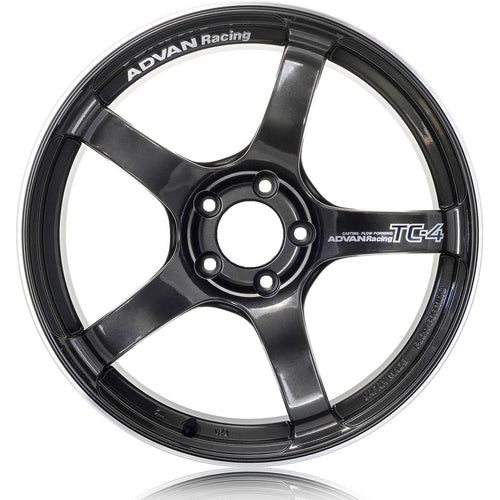 ADVAN TC-4 Wheel - 18x9.5 / +35 / 5x114.3 - Racing Gunmetallic & Ring