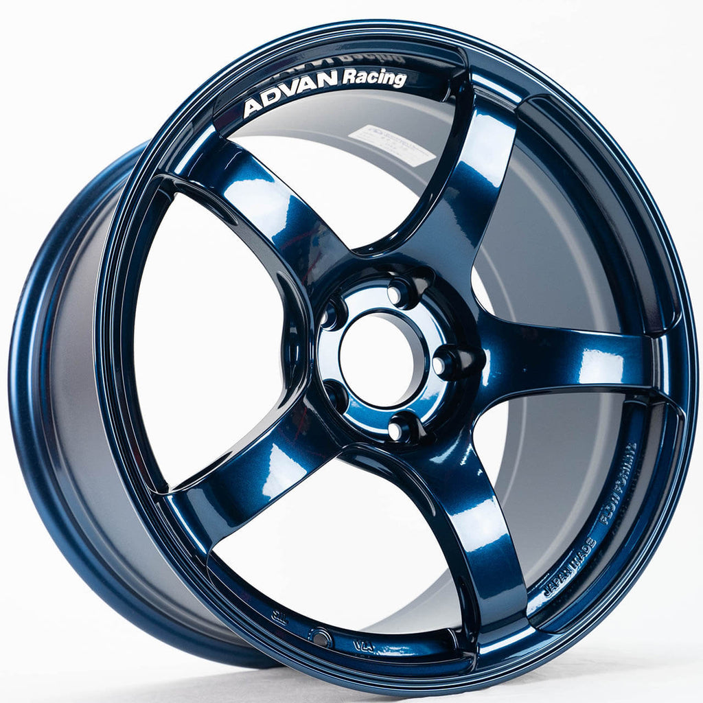 ADVAN TC-4 Wheel - 18x9.5 / +38 / 5x120 - Racing Indigo Blue (No Ring)