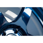 ADVAN TC-4 Wheel - 18x9.5 / +38 / 5x120 - Racing Indigo Blue (No Ring) - Angle 5