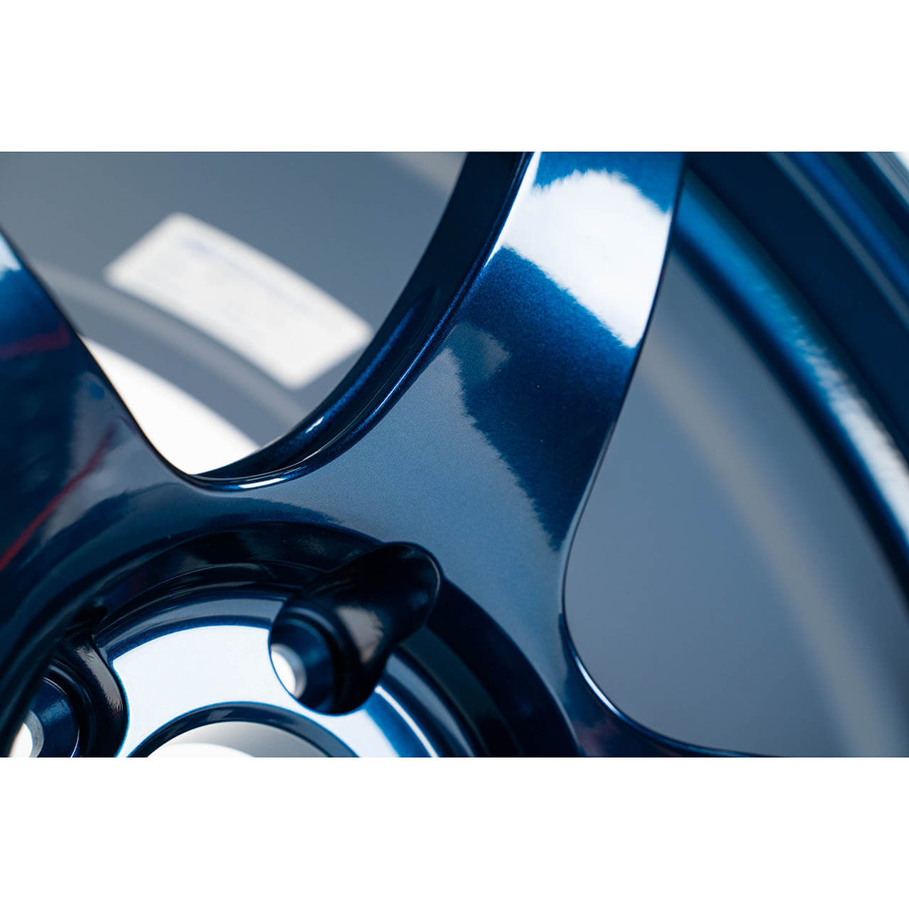 ADVAN TC-4 Wheel - 18x9.5 / +38 / 5x120 - Racing Indigo Blue (No Ring) - Angle 5