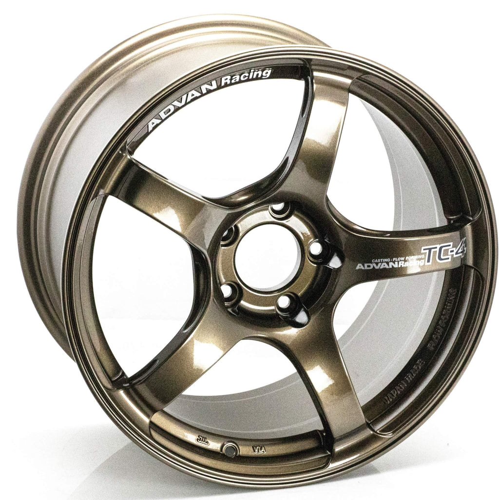 ADVAN TC-4 Wheel - 18x9.5 / +38 / 5x120 - Umber Bronze Metallic - Angle 3