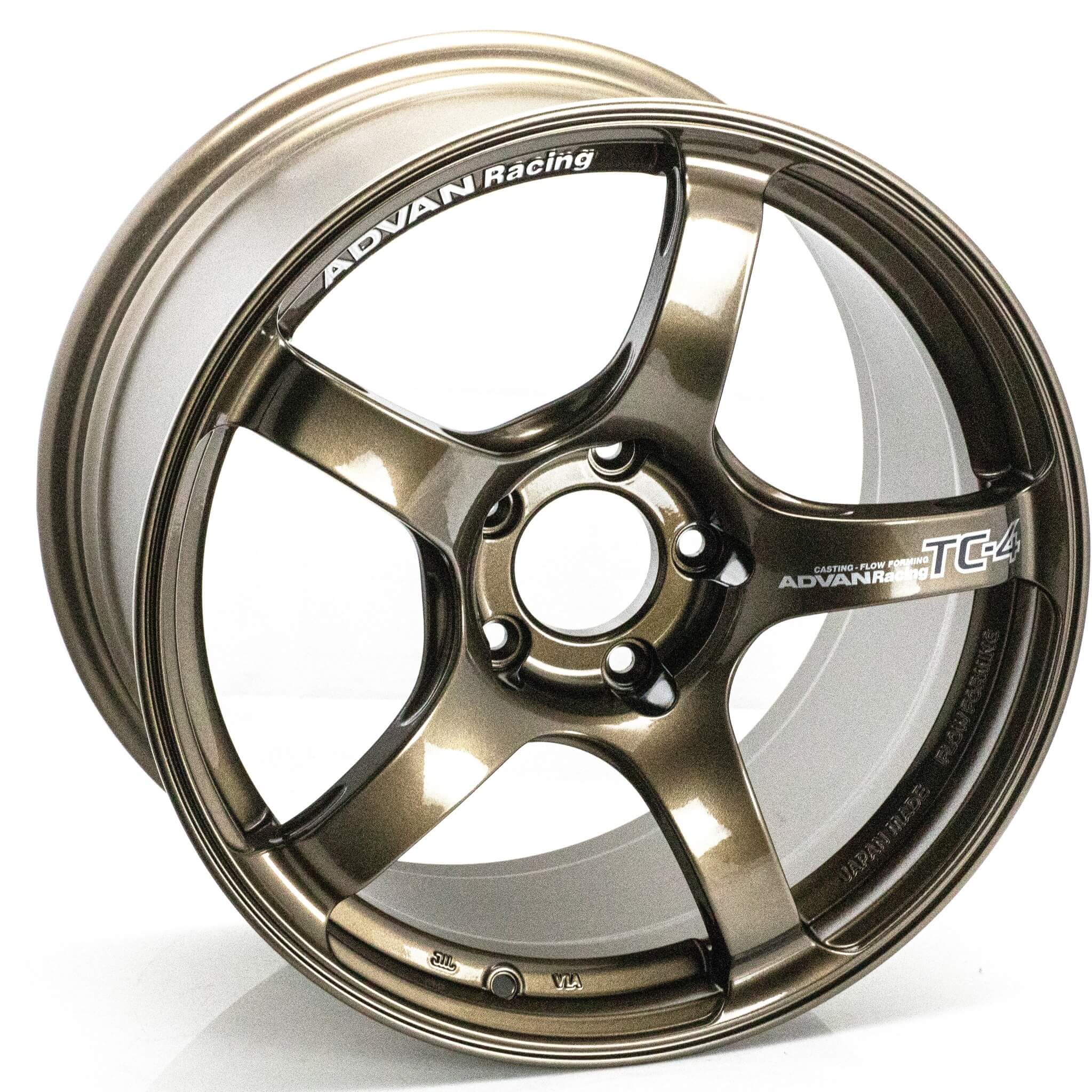 ADVAN TC-4 Wheel - 18x9.5 / +38 / 5x120 - Umber Bronze Metallic - Angle 3