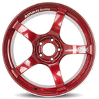 ADVAN TC-4 Wheel - 18x9.5 / +45 / 5x114.3 - Racing Candy Red & Ring