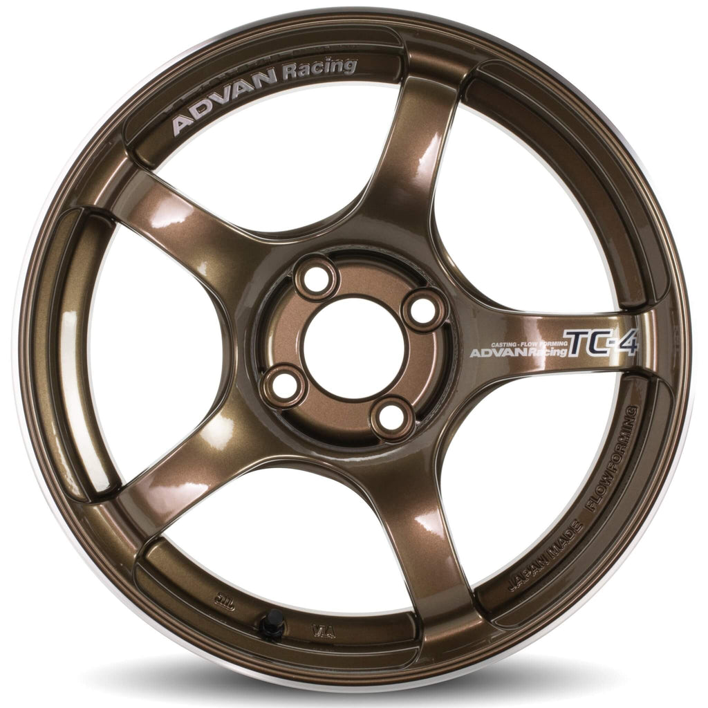 ADVAN TC-4 Wheel - 18x9.5 / +45 / 5x114.3 - Umber Bronze Metallic & Ring