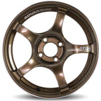 ADVAN TC-4 Wheel - 18x9.5 / +45 / 5x114.3 - Umber Bronze Metallic & Ring