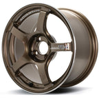 ADVAN TC-4 Wheel - 18x9.5 / +45 / 5x114.3 - Umber Bronze Metallic & Ring - Angle 2