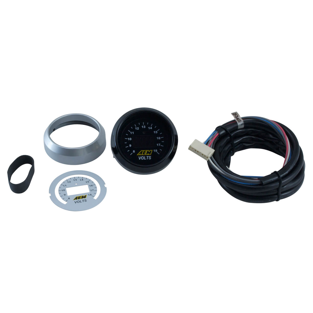 AEM Digital Voltmeter Gauge (8-18V)