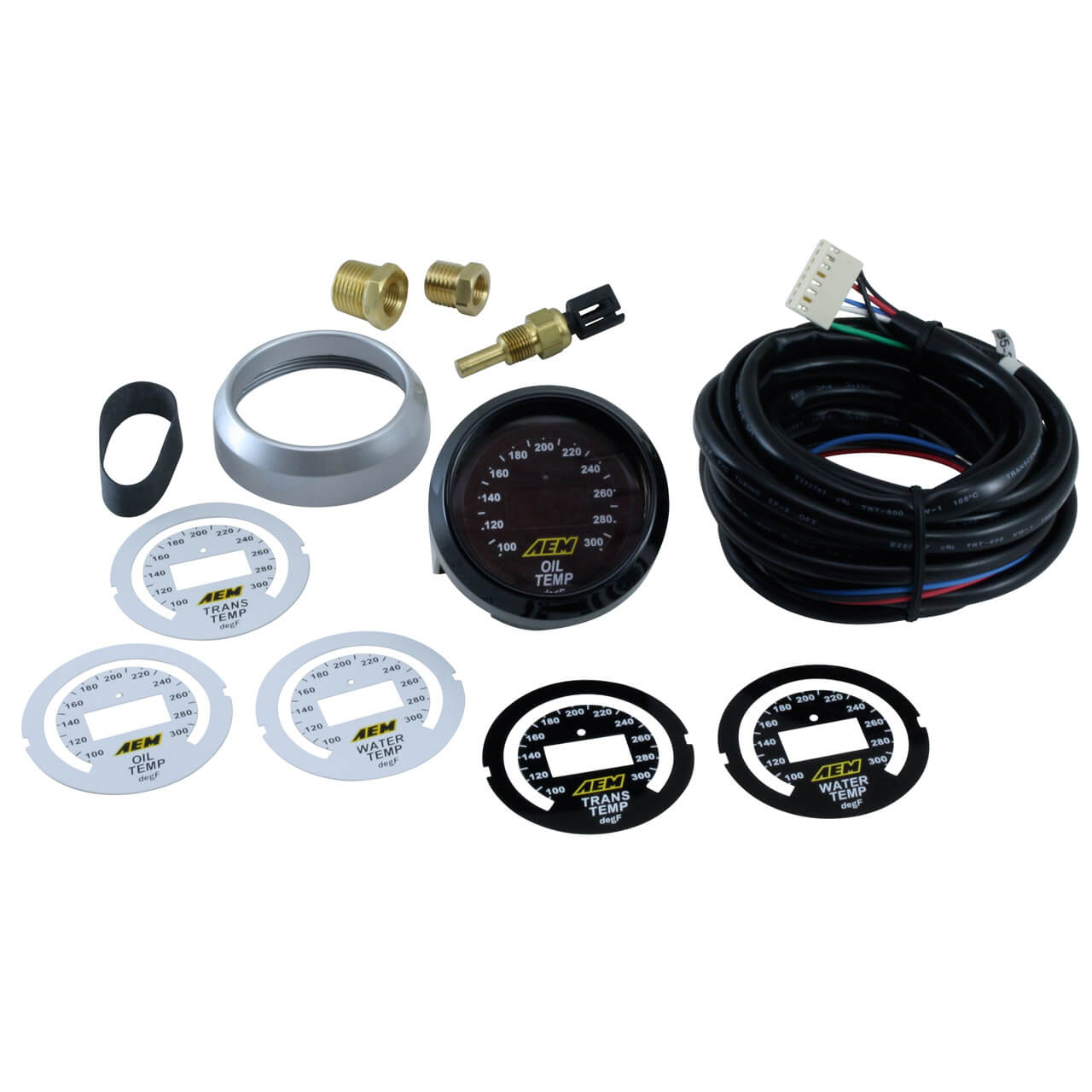 AEM Digital Water/Transmission/Oil Temp Gauge (100-300F)