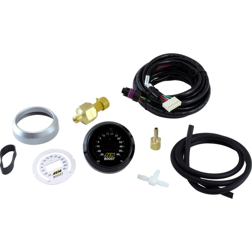 AEM Electronic Boost Gauge (-30 - 50 PSI)