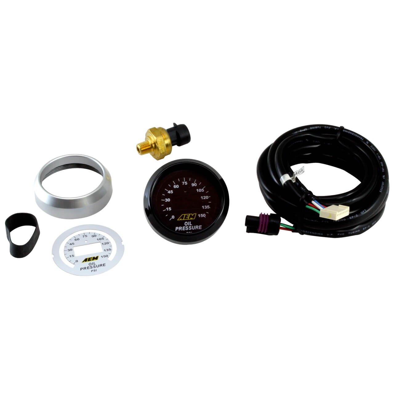 AEM Oil Pressure Gauge (0-150 PSI)