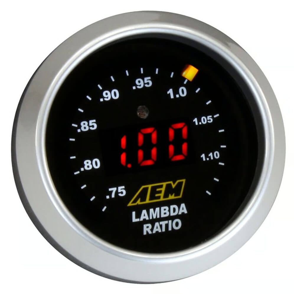 AEM Wideband UEGO Air/Fuel Ratio (AFR) Gauge (52mm) - Angle 6