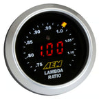 AEM Wideband UEGO Air/Fuel Ratio (AFR) Gauge (52mm) - Angle 6