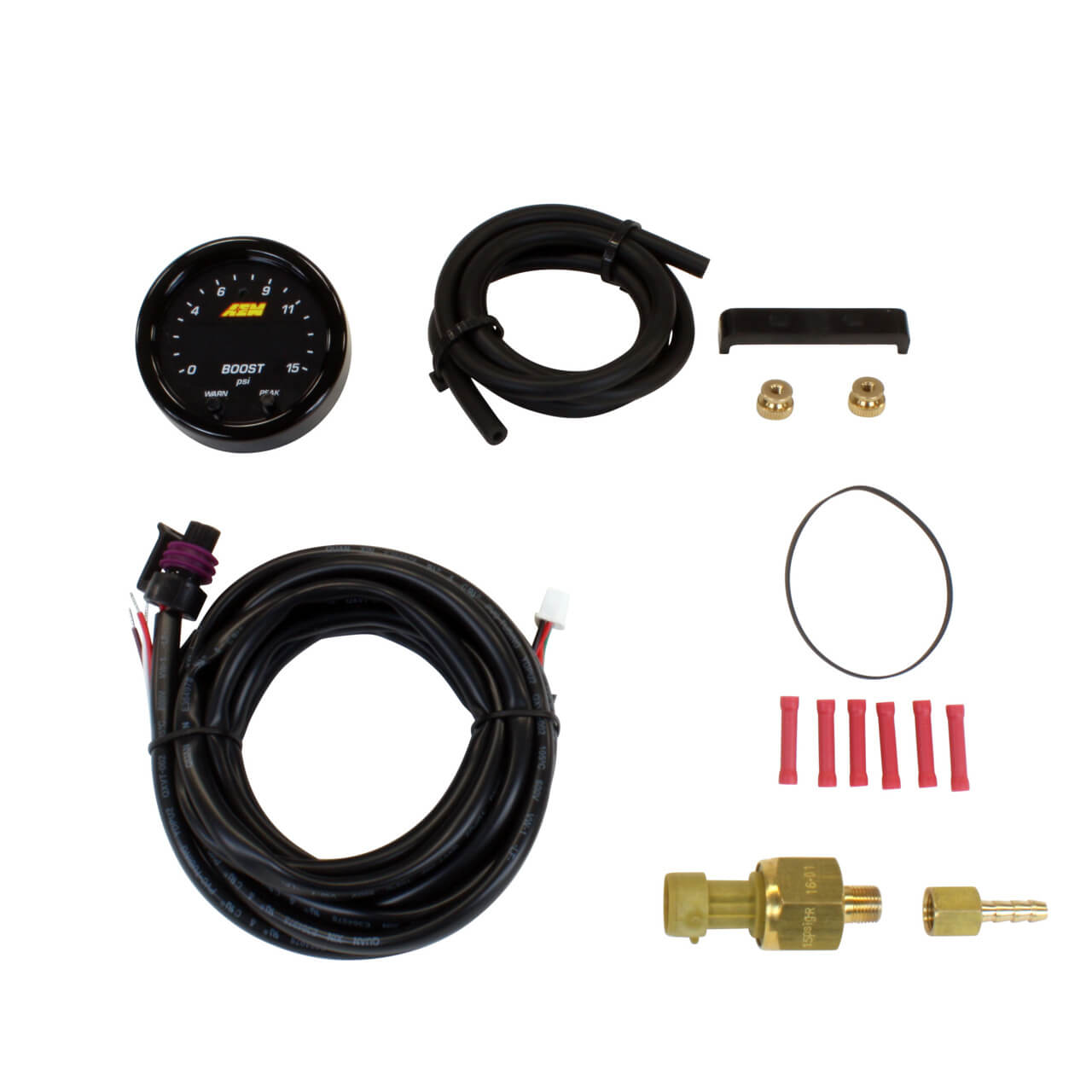 AEM X-Series Boost Gauge (52mm, 0-15 PSI)
