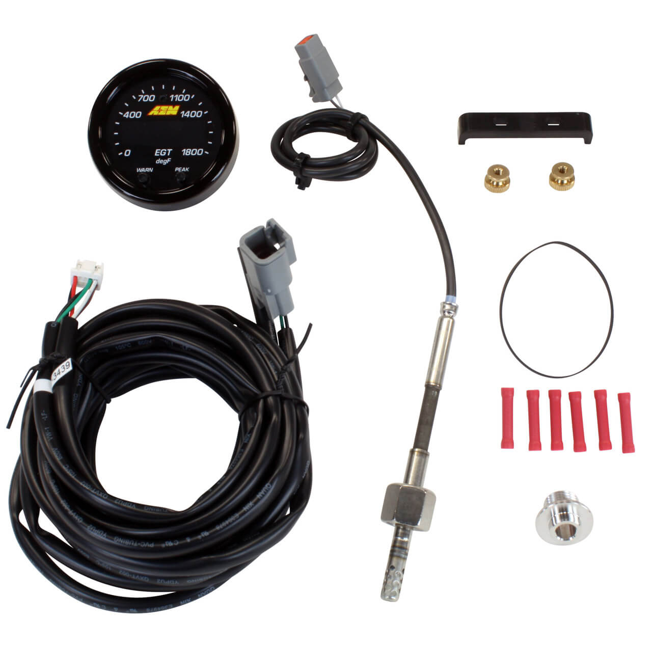 AEM X-Series Exhaust Gas Temperature (EGT) Gauge (52mm, 0-1800F)