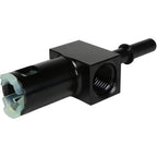 Aeromotive 5/16in Quick Connect w/ AN-06 Port & 1/8in Gauge Port - Angle 2