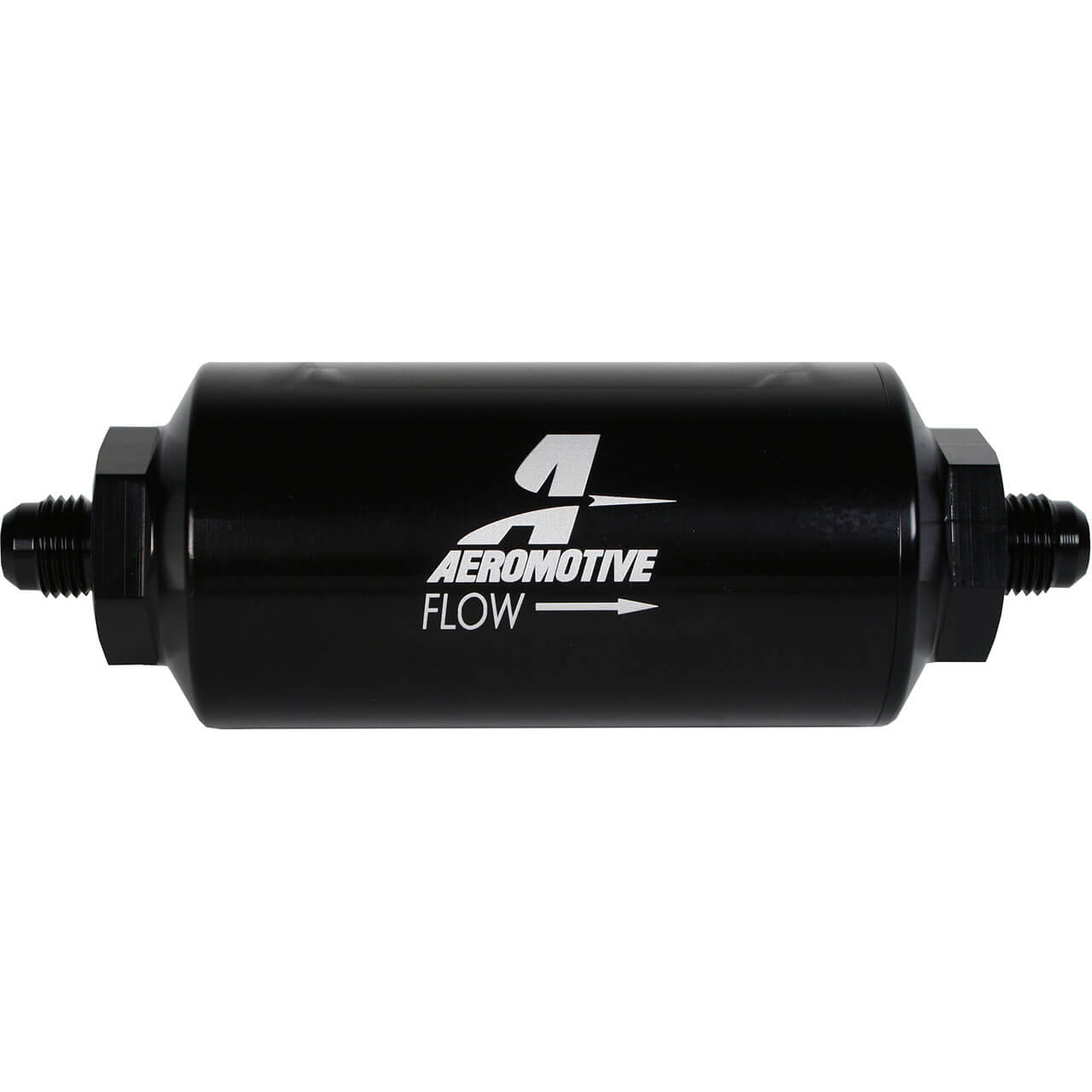 Aeromotive In-Line Filter (-06AN w/ 100 Micron SS Element, Black)