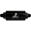 Aeromotive In-Line Filter (-08AN w/ 10 Micron Cellulose Element, Black)