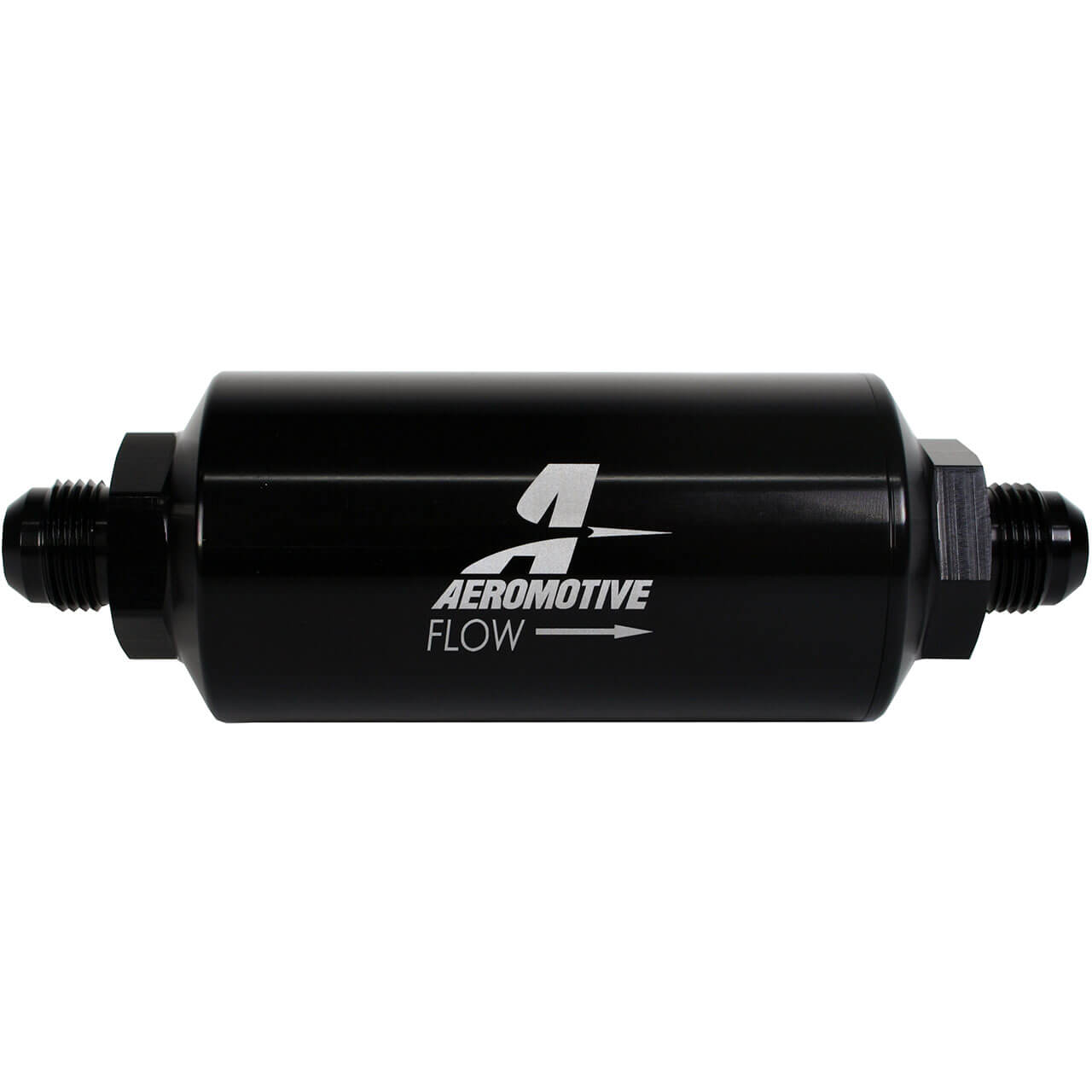 Aeromotive In-Line Filter (-08AN w/ 10 Micron Microglass Element, Black)