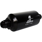 Aeromotive In-Line Filter (-08AN w/ 10 Micron Microglass Element, Black) - Angle 2