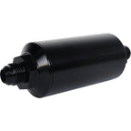 Aeromotive In-Line Filter (-08AN w/ 100 Micron SS Element, Black) - Angle 2