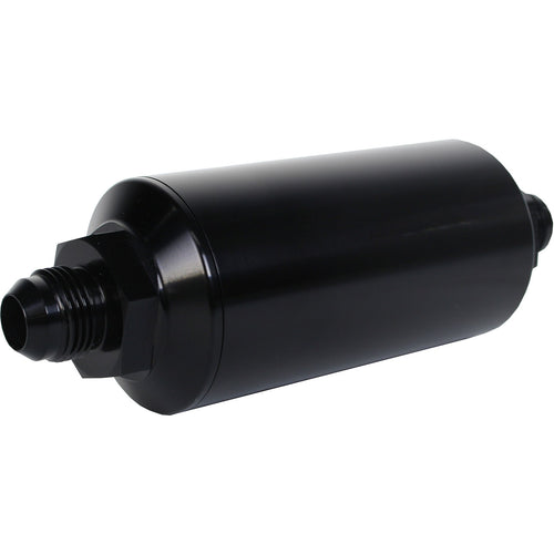 Aeromotive In-Line Filter (-08AN w/ 100 Micron SS Element, Black) - Angle 2