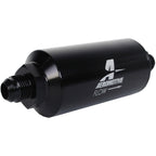 Aeromotive In-Line Filter (-08AN w/ 40 Micron SS Element, Black) - Angle 2