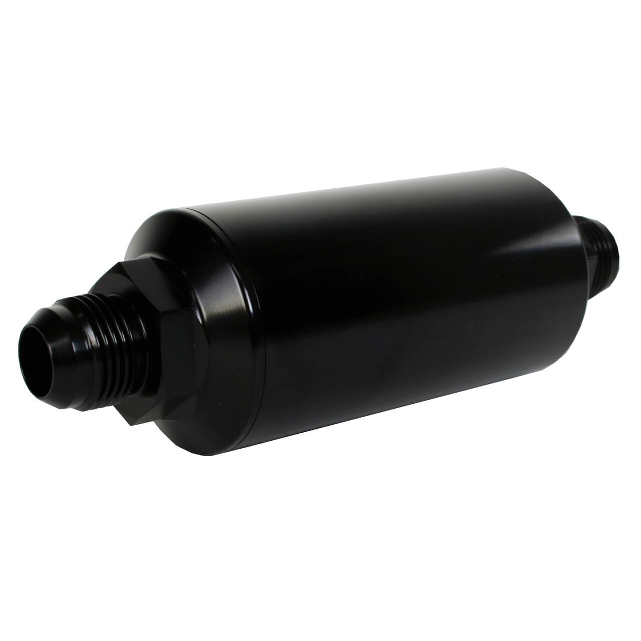 Aeromotive In-Line Filter (-10AN w/ 40 Micron SS Element, Black) - Angle 2