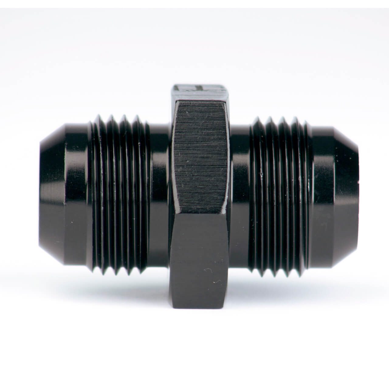Aeromotive Union Fitting, Male Flare (AN -12, Black)