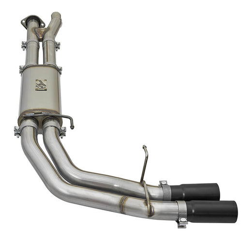 aFe Cat-Back Exhaust w/ Black Tips (409SS), 2017-2020 F-150 Raptor - Angle 2