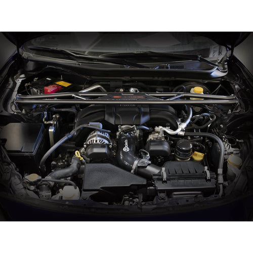 aFe Front Strut Brace (Gray), 2022-2025 BRZ & GR86 - Angle 2