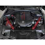 aFe Front Strut Tower Brace - 304 Stainless, 2020-2024 GR Supra (A90)