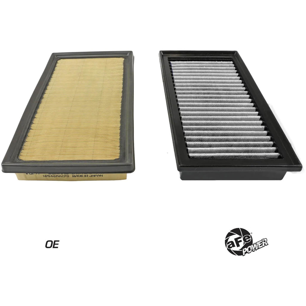 aFe Magnum FLOW Pro Dry S Air Filter, 2017-2020 BRZ/86 - Angle 3