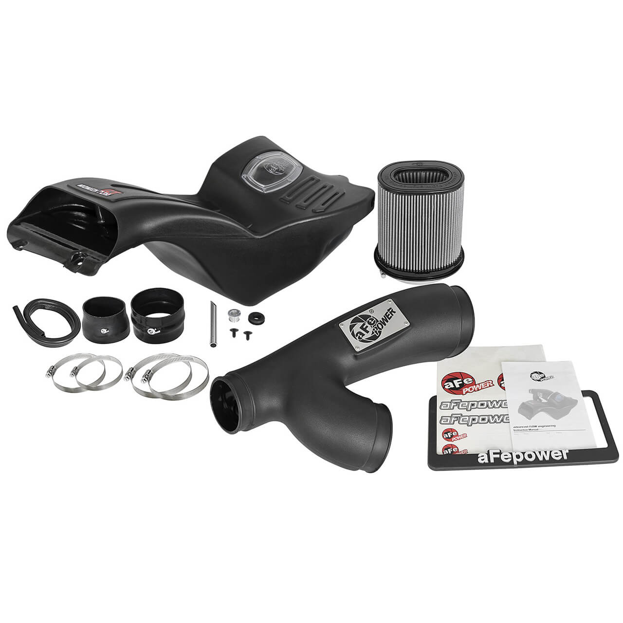 aFe POWER Momentum GT Pro Dry S Intake System, 2017-2020 F-150 Raptor - Angle 4